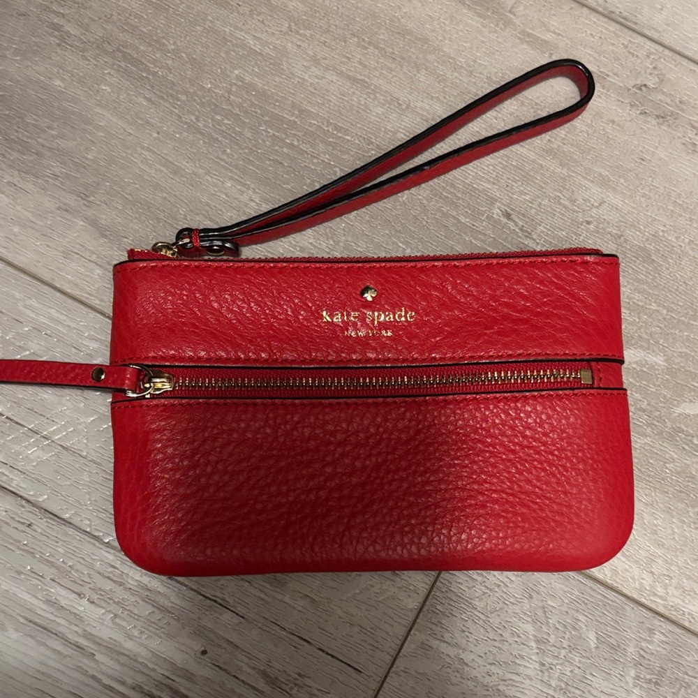 Kate Spade Vibrant Red Wristlet
